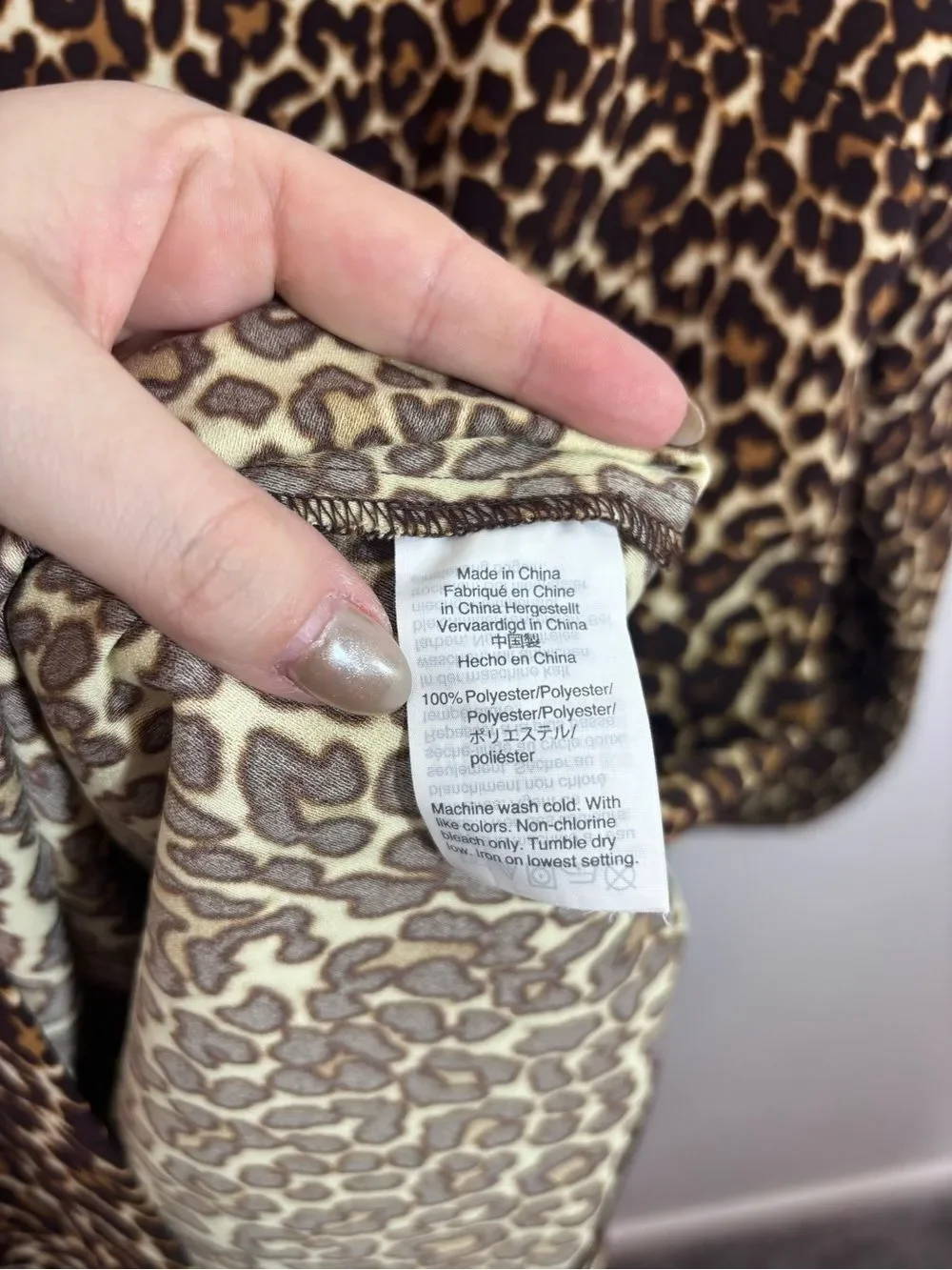 J. Crew Leopard Cheetah Animal Print Shift Dress K2150 Size 8 long sleeve
